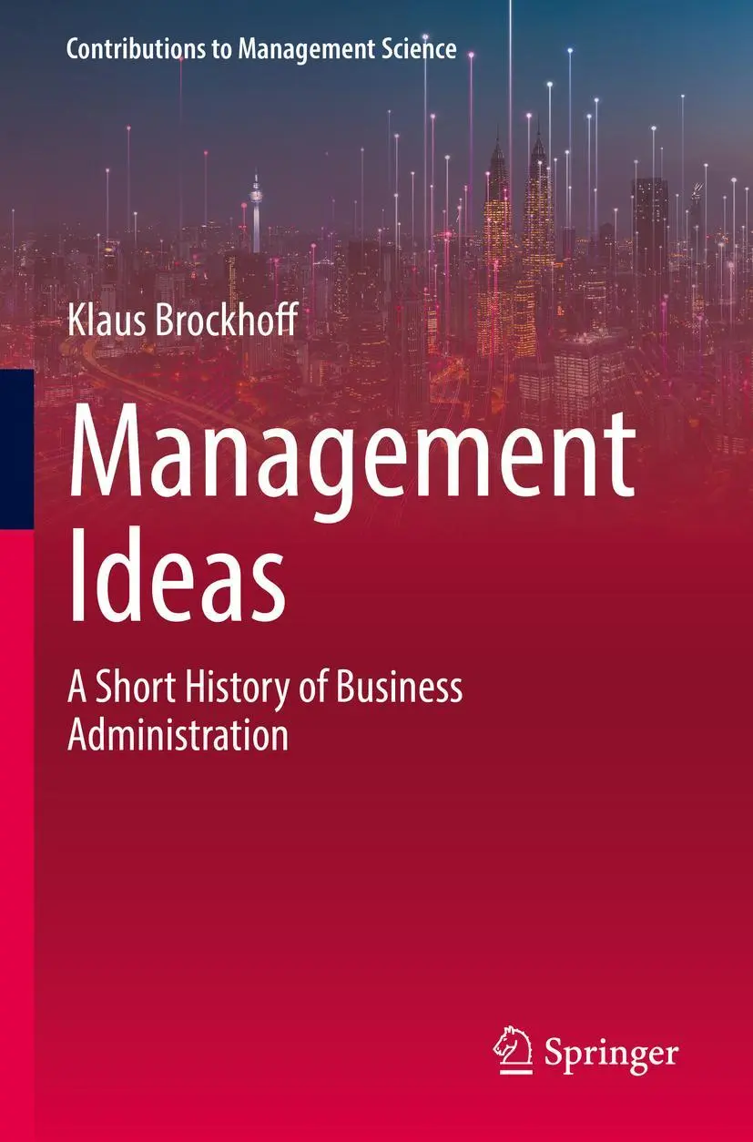 Cover: 9783031099649 | Management Ideas | A Short History of Business Administration | Buch