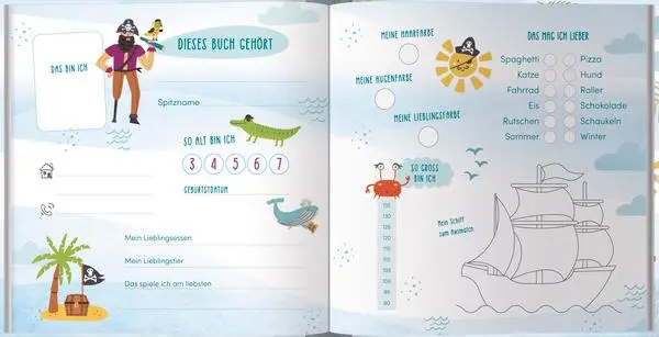 Bild: 9783731889649 | Kindergarten Freundebuch Pirat | Verlag Korsch | Buch | 36 S. | 2025