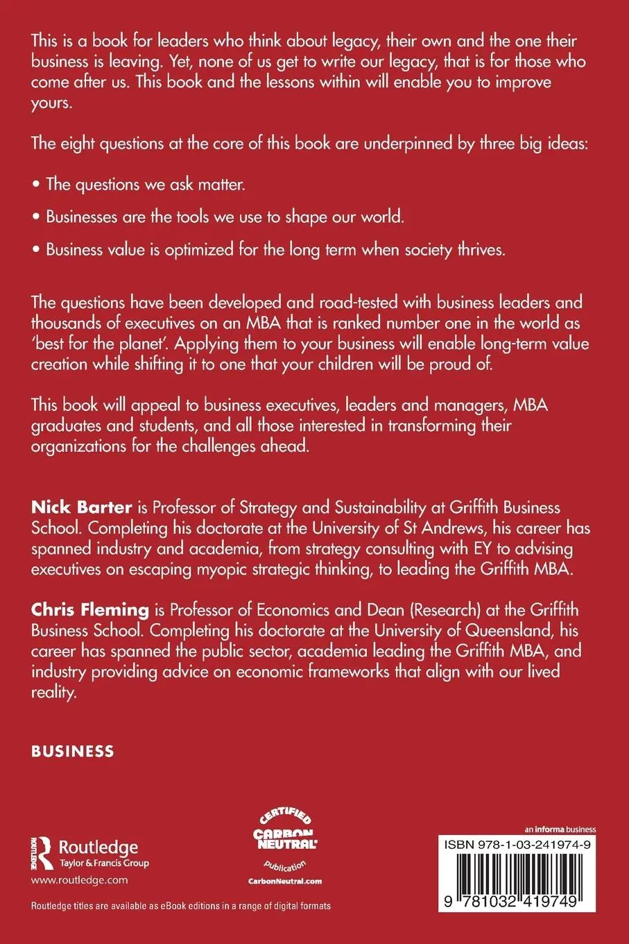Rückseite: 9781032419749 | Future Normal | Nick Barter (u. a.) | Taschenbuch | Englisch | 2023