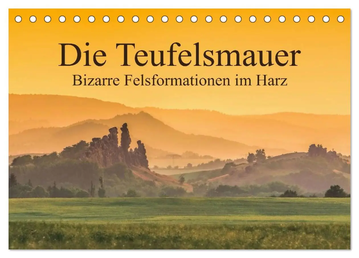 Cover: 9783516049749 | Die Teufelsmauer - Bizarre Felsformationen im Harz (Tischkalender...