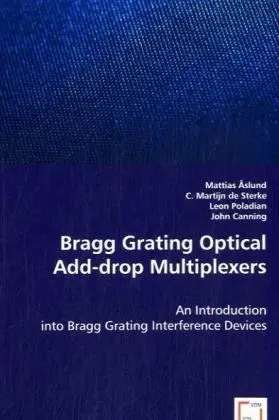 Cover: 9783639049749 | Bragg Grating Optical Add-drop Multiplexers | Mattias Åslund (u. a.)