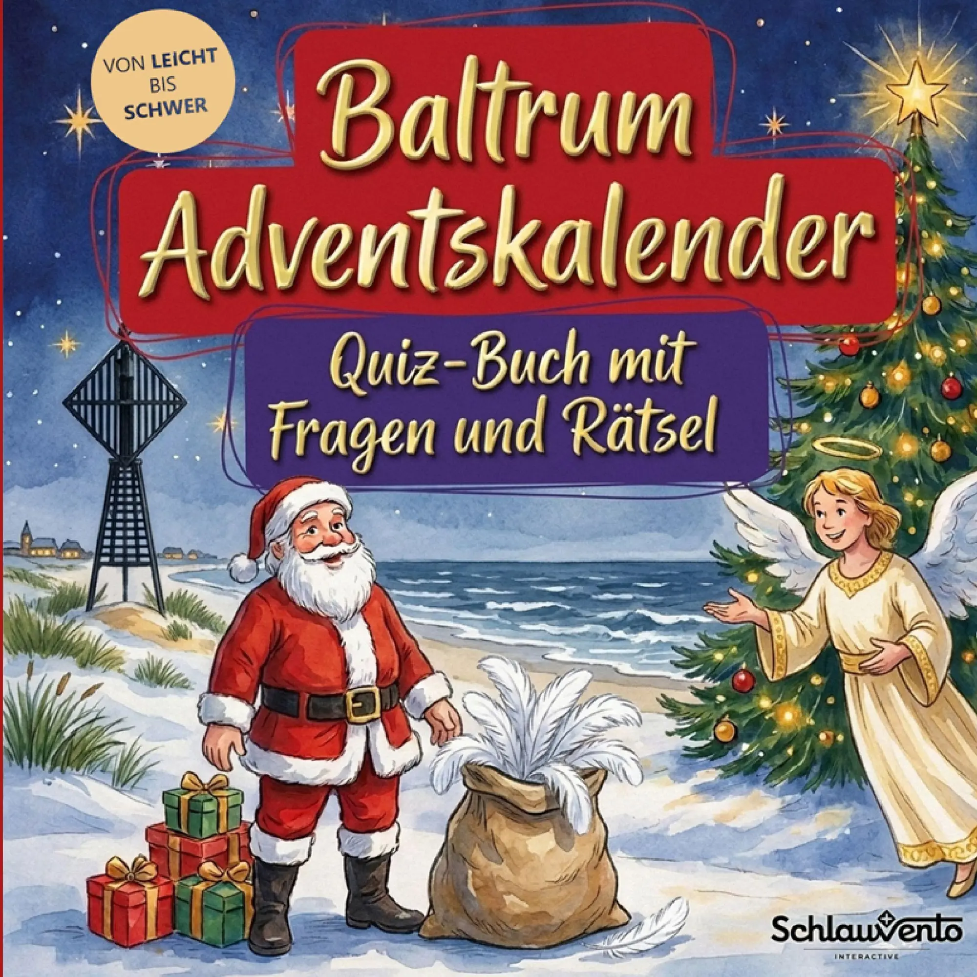 Cover: 9783693199749 | Baltrum-Adventskalender: Quiz-Buch mit Fragen und Rätsel | Interactive