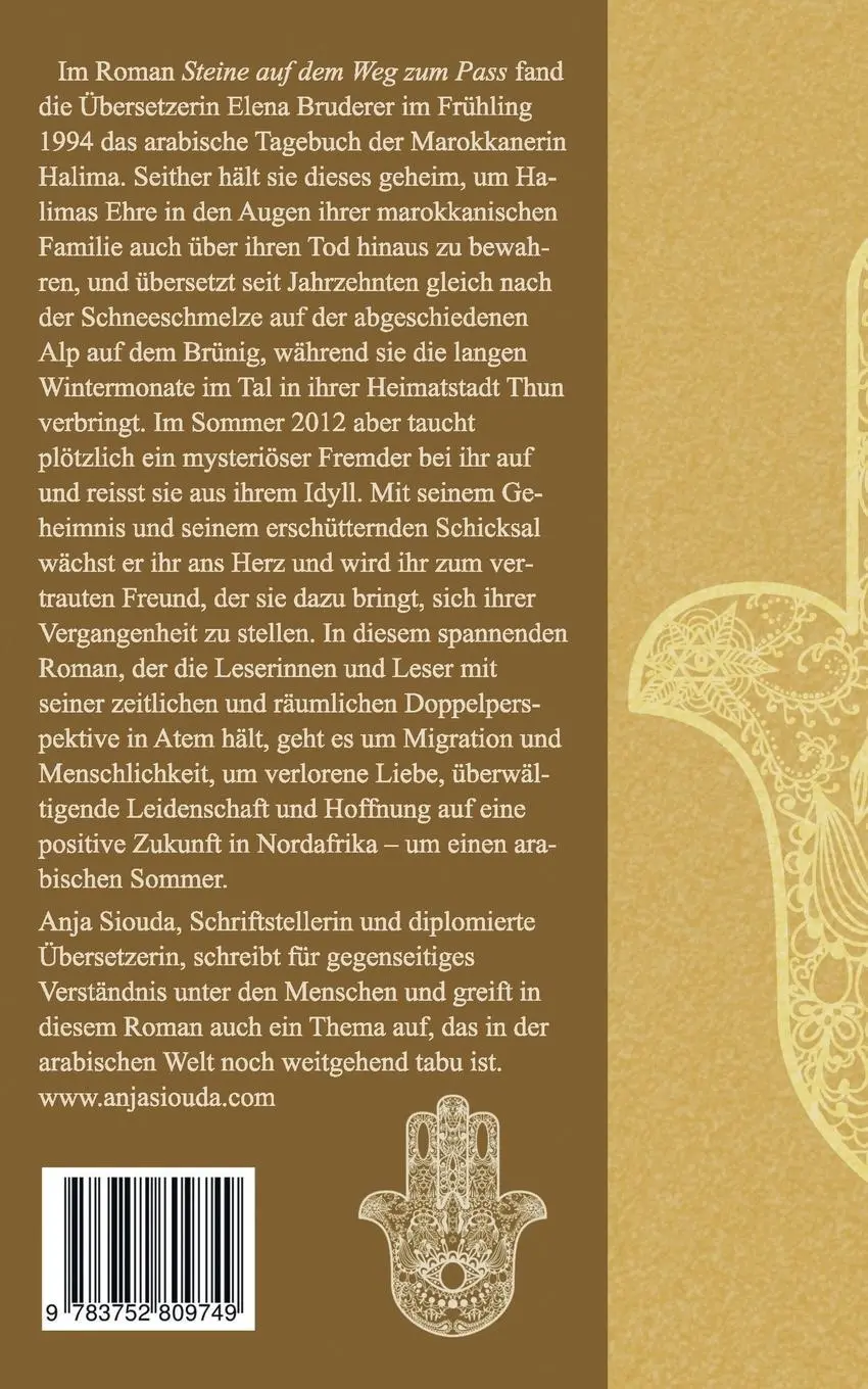 Rückseite: 9783752809749 | Ein arabischer Sommer | Anja Siouda | Taschenbuch | 388 S. | Deutsch