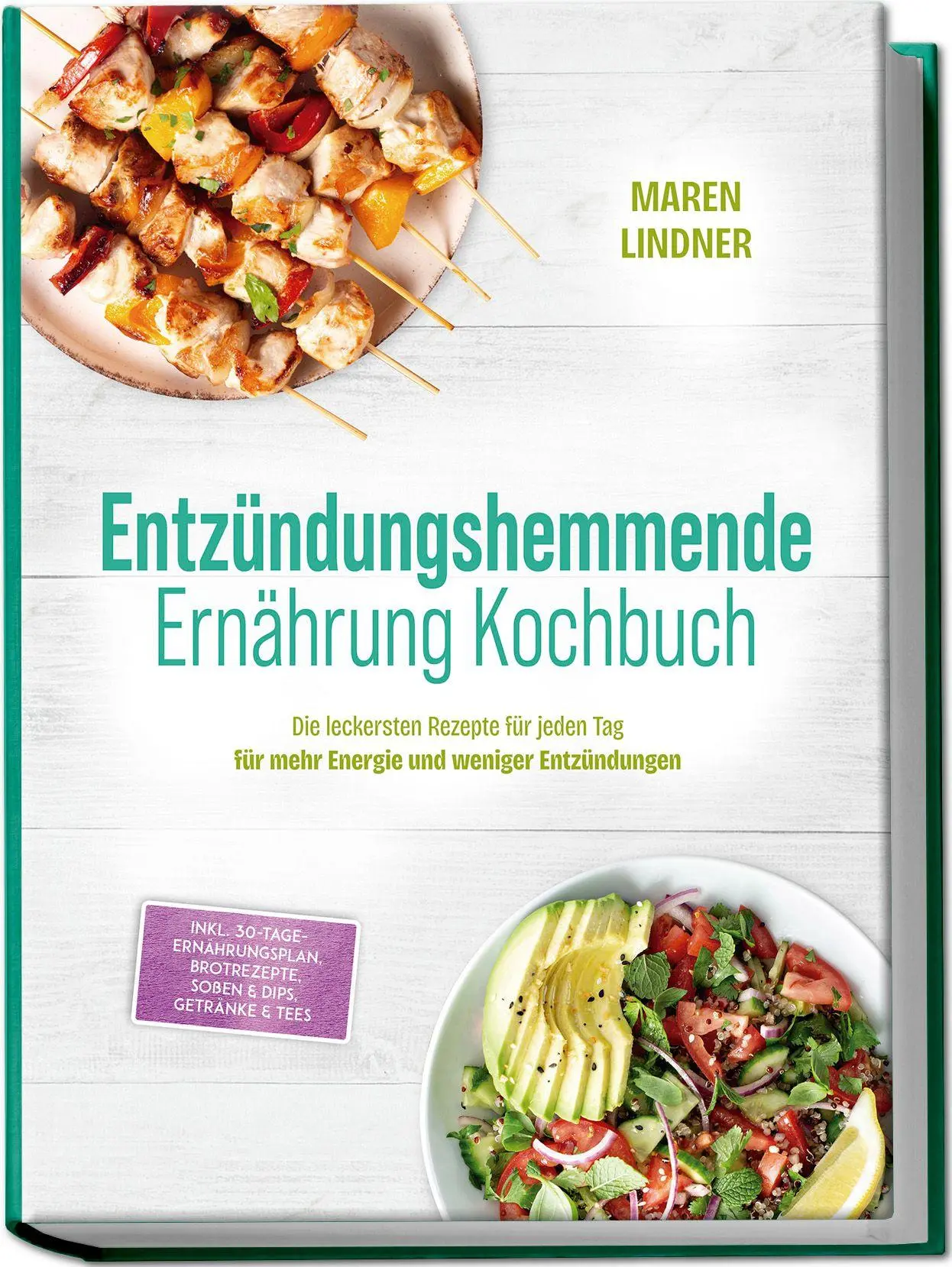 Cover: 9783757619749 | Entzündungshemmende Ernährung Kochbuch: Die leckersten Rezepte für...
