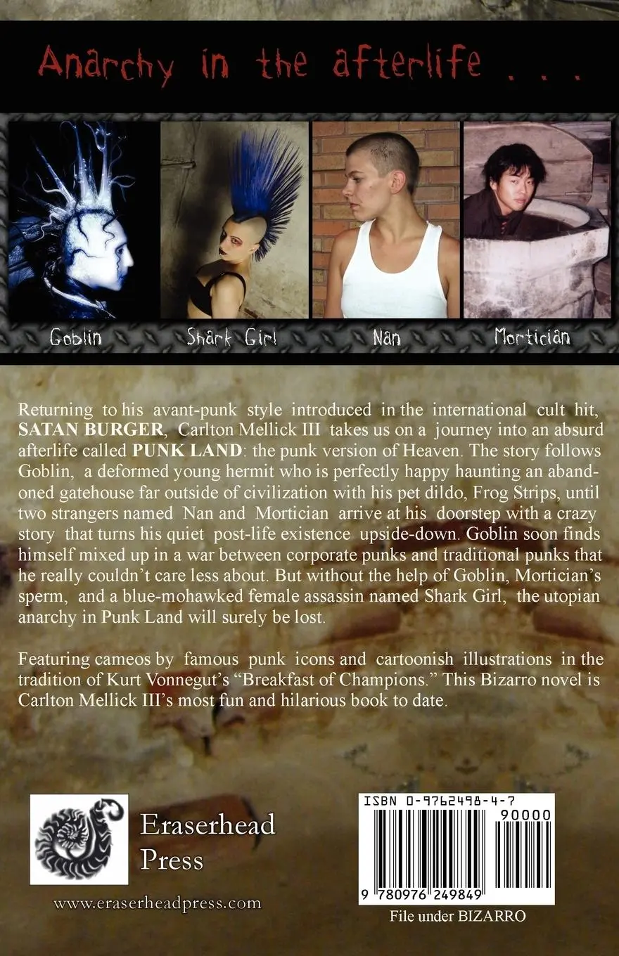 Rückseite: 9780976249849 | Punk Land | Carlton III Mellick | Taschenbuch | Englisch | 2005