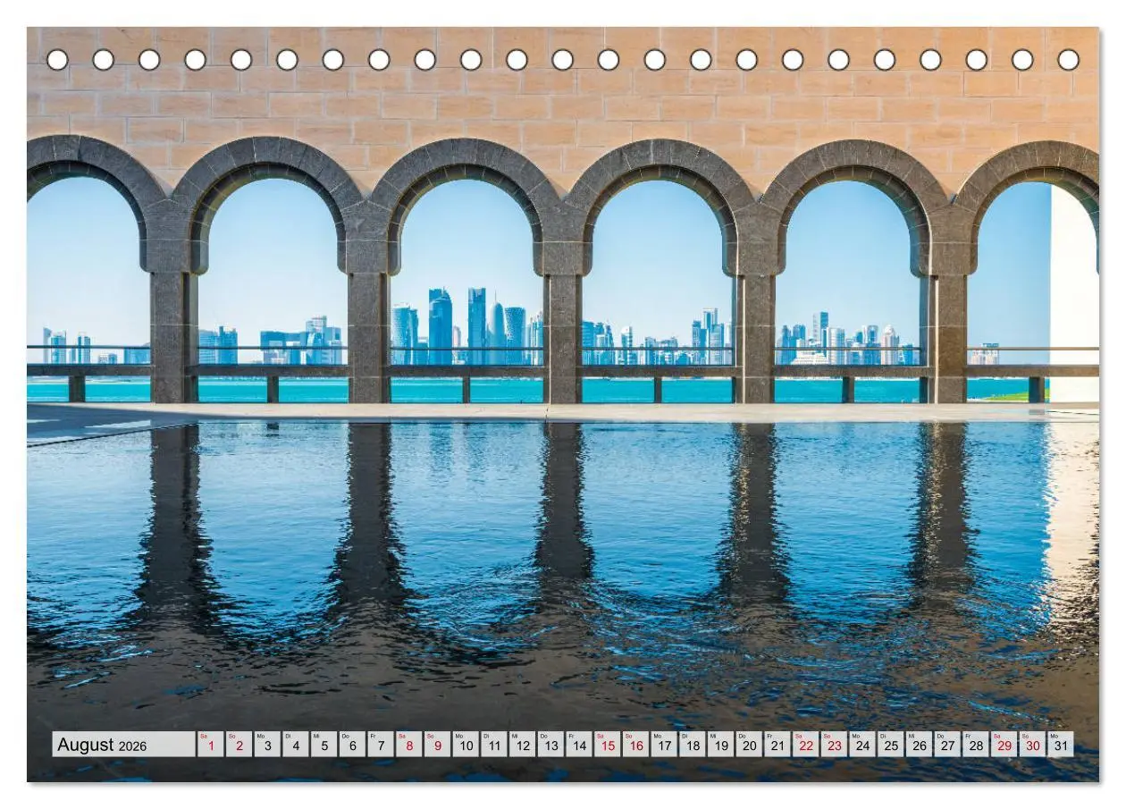 Bild: 9783457709849 | Doha - Hauptstadt von Katar (Tischkalender 2026 DIN A5 quer),...