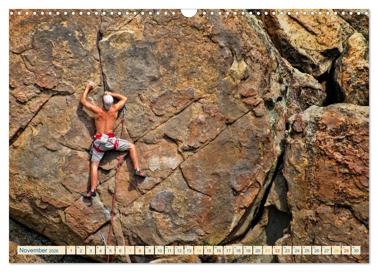 Bild: 9783457949849 | Bergsteigen und Klettern (Wandkalender 2026 DIN A3 quer), CALVENDO...