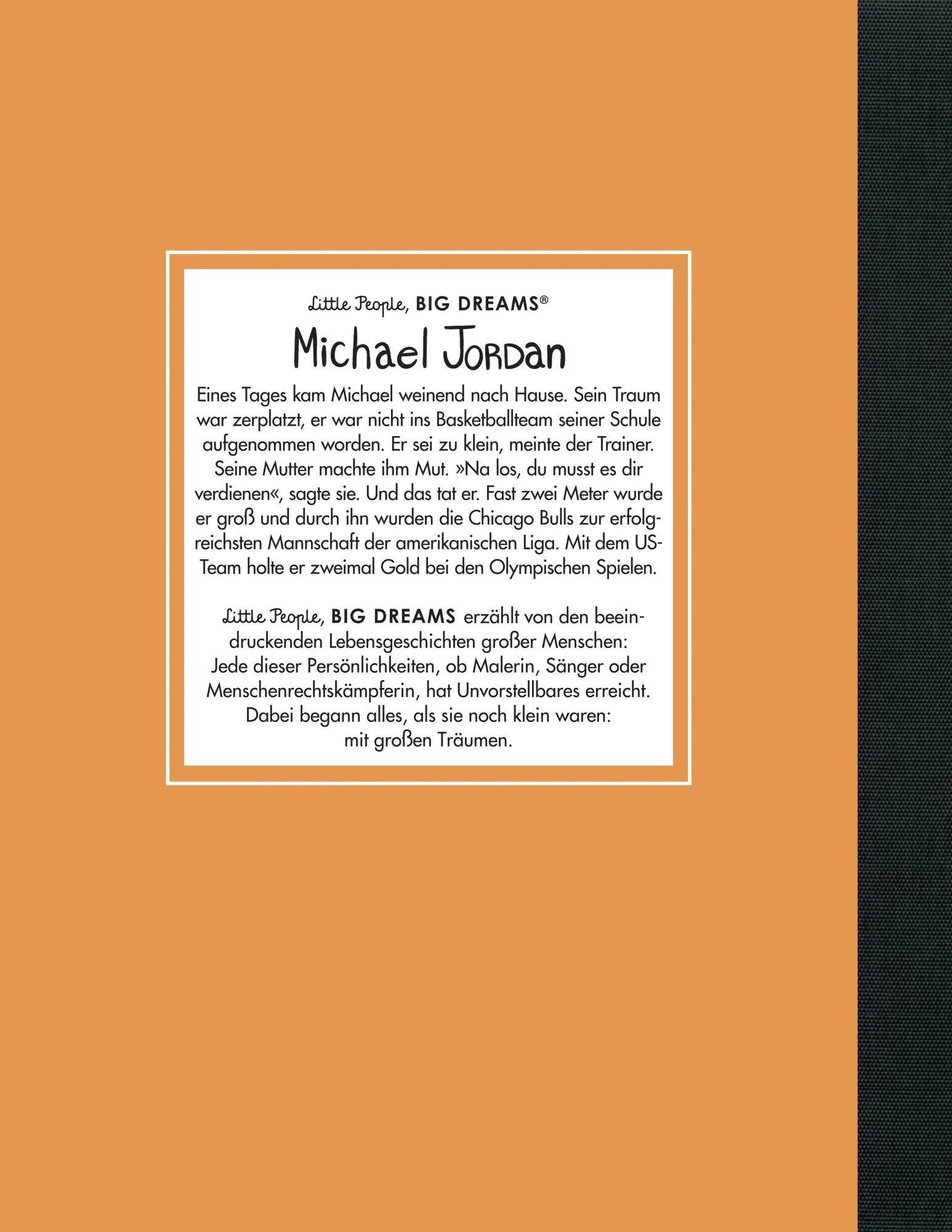 Rückseite: 9783458179849 | Michael Jordan | María Isabel Sánchez Vegara | Buch | 32 S. | Deutsch
