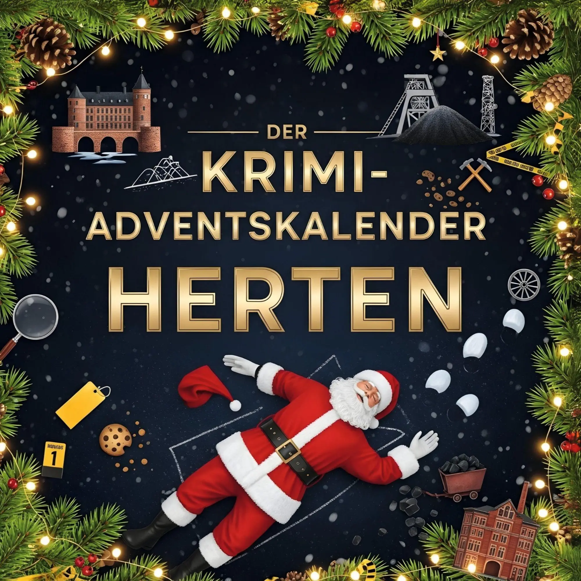 Cover: 9783695309849 | Der Krimi-Adventskalender Herten | Mordsverdächtig in 24 Akten | Buch