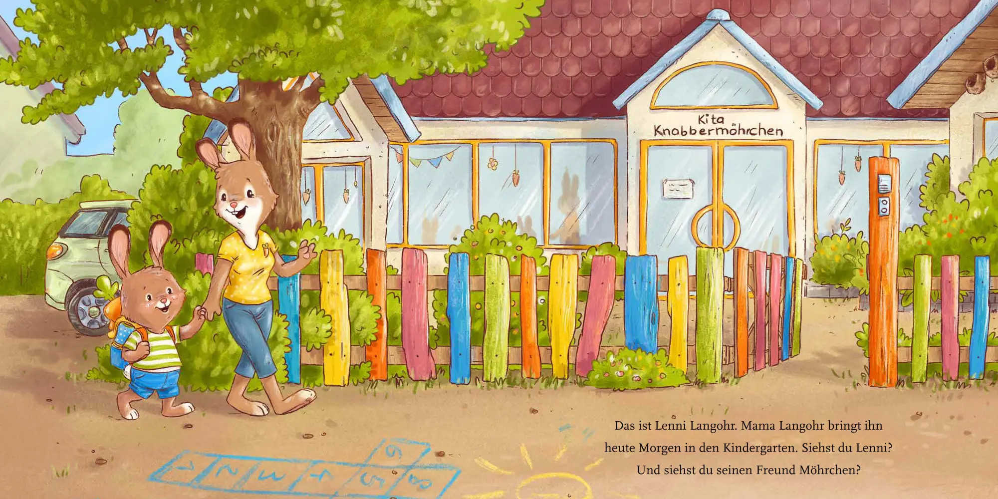 Bild: 9783833909849 | Lenni Langohr und Möhrchen im Kindergarten | Andrea Kuhrmann | Buch