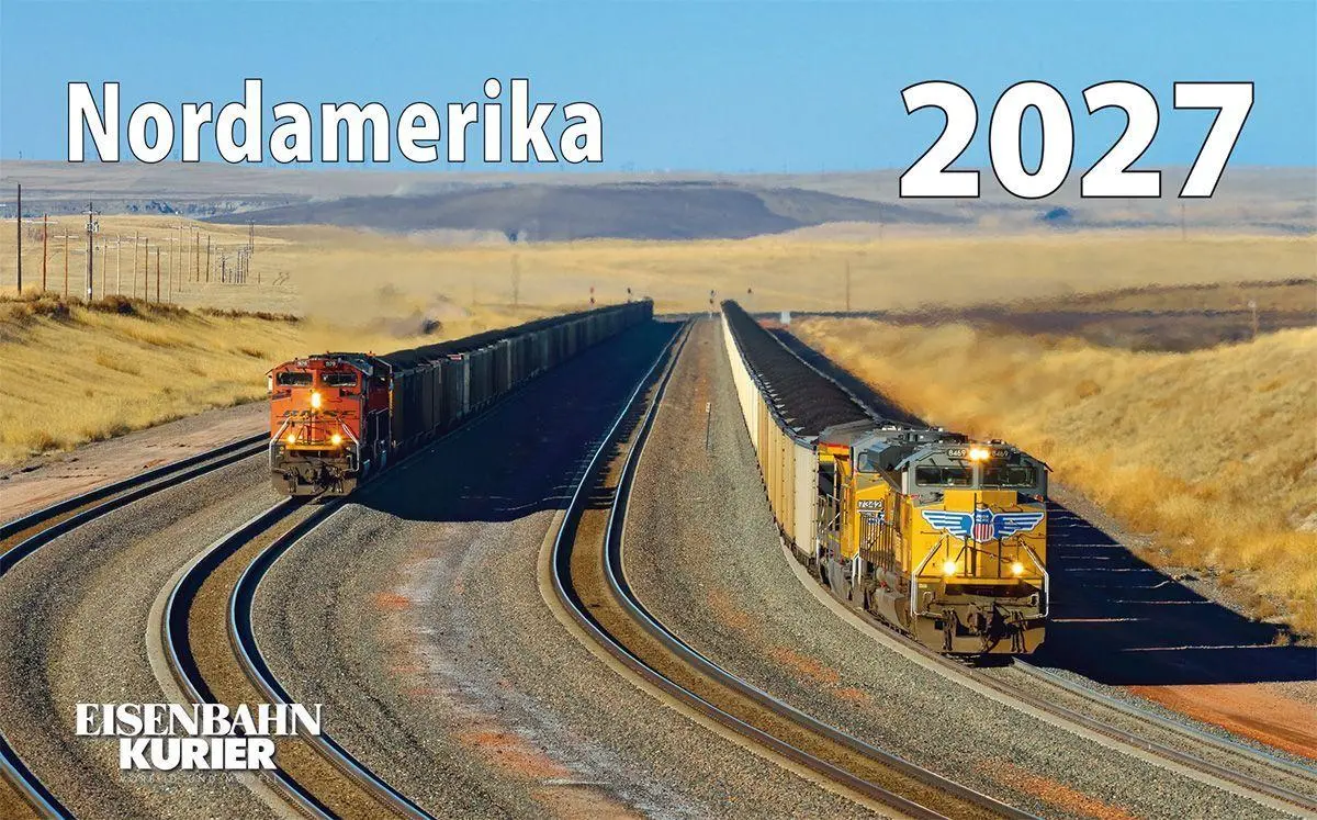 Cover: 9783844659849 | Nordamerika 2027 | Züge und Träume | Kalender | 13 S. | Deutsch | 2027
