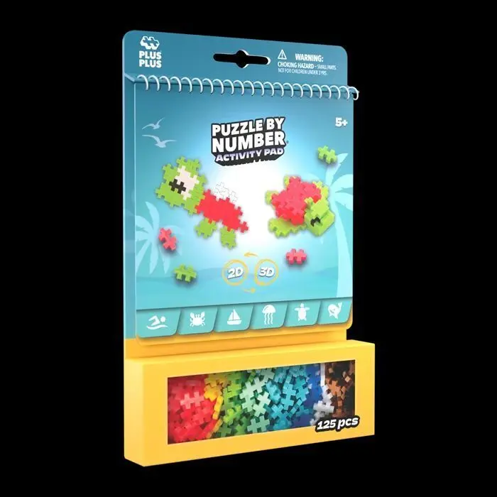 Cover: 5710409109949 | PLUS PLUS - 125 Kreativ Bausteine Puzzle Strand | Deutsch | 2025
