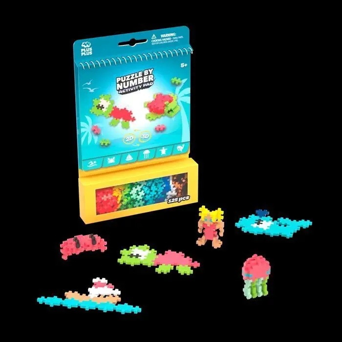 Bild: 5710409109949 | PLUS PLUS - 125 Kreativ Bausteine Puzzle Strand | Deutsch | 2025