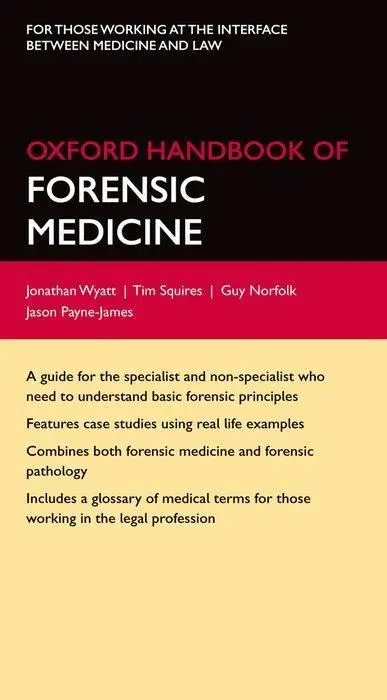 Cover: 9780199229949 | Oxford Handbook of Forensic Medicine | Wyatt (u. a.) | Taschenbuch