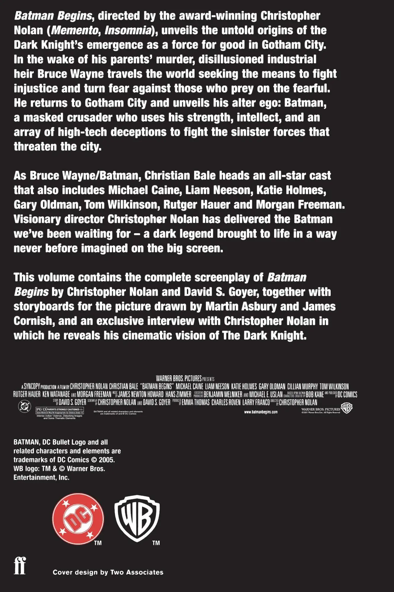 Rückseite: 9780571229949 | Batman Begins | Christopher Nolan | Taschenbuch | Englisch | 2005