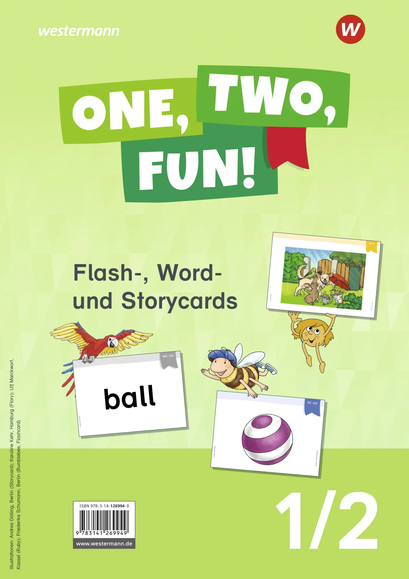 Cover: 9783141269949 | One, two, fun! | Flash-, Word- und Storycards 1/2 | One, two, fun!