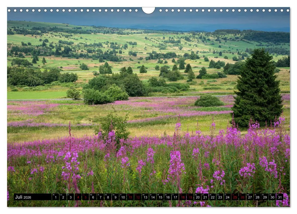 Bild: 9783457869949 | Die Rhön (Wandkalender 2026 DIN A3 quer), CALVENDO Monatskalender
