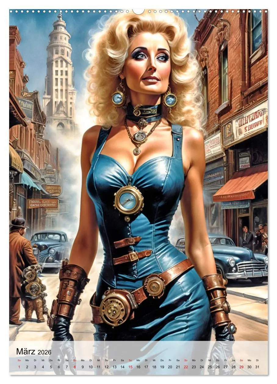Bild: 9783516269949 | Ladies mit Steampunk-Flair (hochwertiger Premium Wandkalender 2026...
