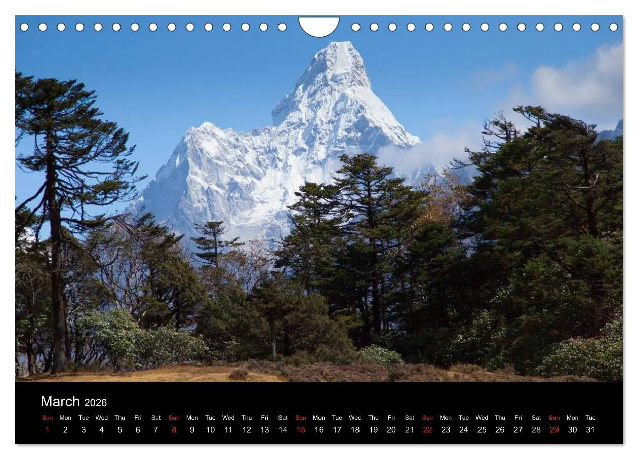 Bild: 9783516579949 | Mount Everest Trek (Wall Calendar 2026 DIN A4 landscape), CALVENDO...