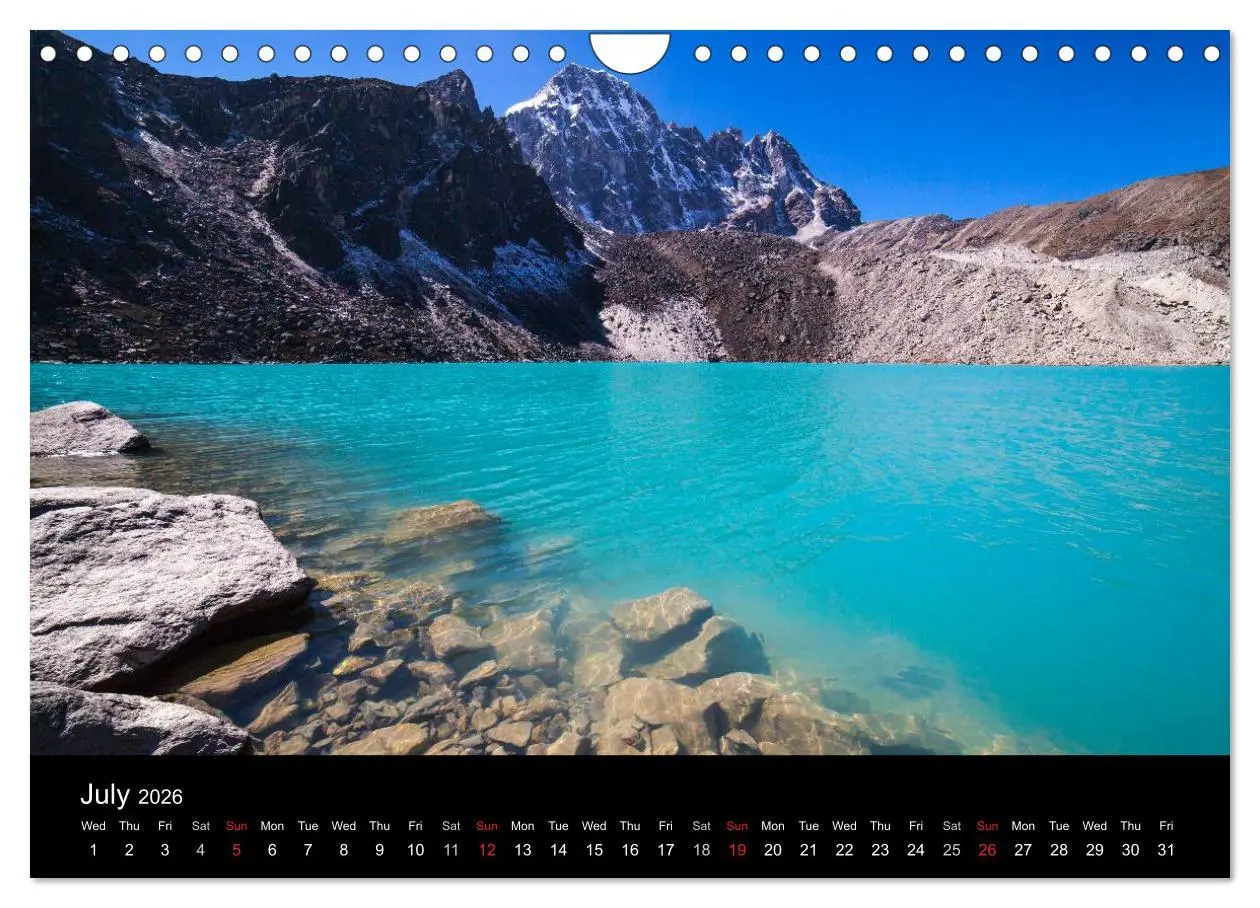 Bild: 9783516579949 | Mount Everest Trek (Wall Calendar 2026 DIN A4 landscape), CALVENDO...