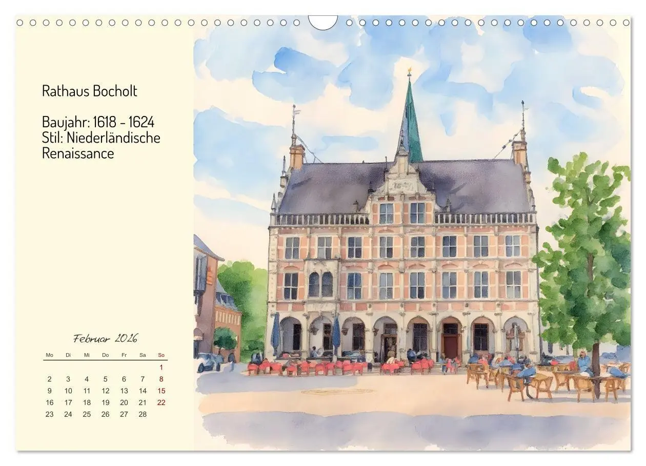 Bild: 9783516719949 | Prunkvolle deutsche Rathäuser (Wandkalender 2026 DIN A3 quer),...