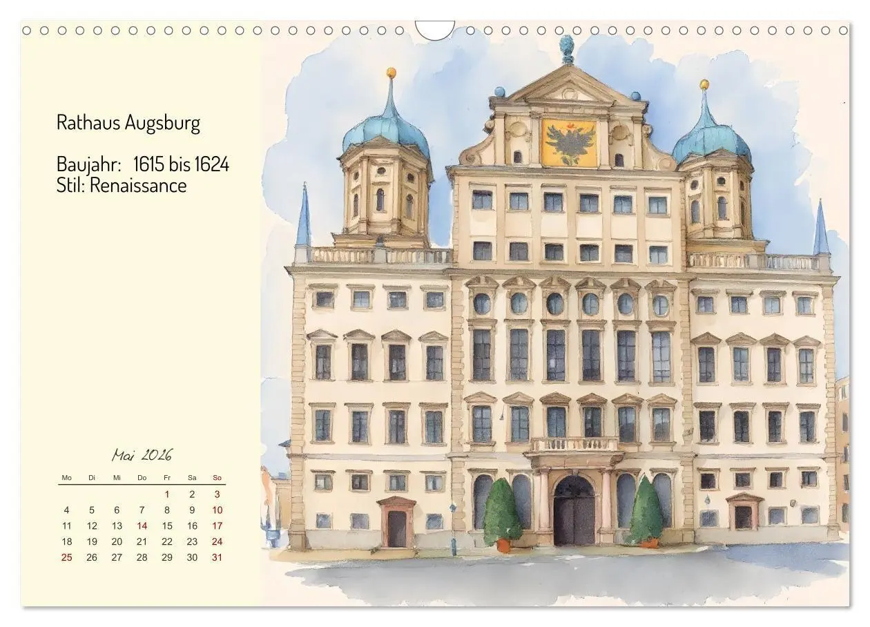Bild: 9783516719949 | Prunkvolle deutsche Rathäuser (Wandkalender 2026 DIN A3 quer),...