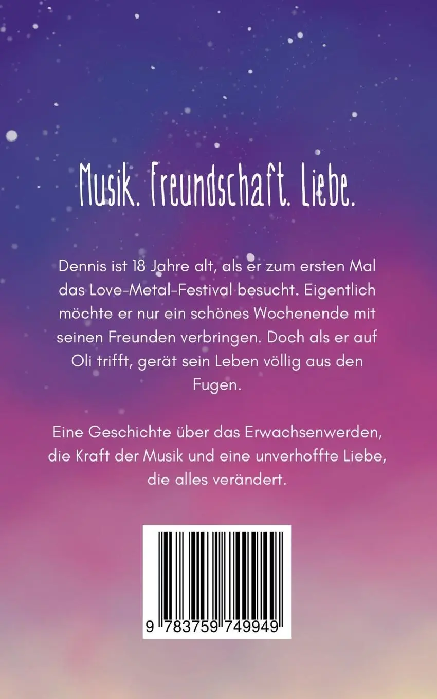 Rückseite: 9783759749949 | Love Metal | Ein Festivaltagebuch | Jona Herbst | Taschenbuch | 142 S.