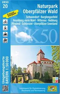 Cover: 9783899339949 | UK50-20 Naturpark Oberpfälzer Wald | Digitalisierung | (Land-)Karte