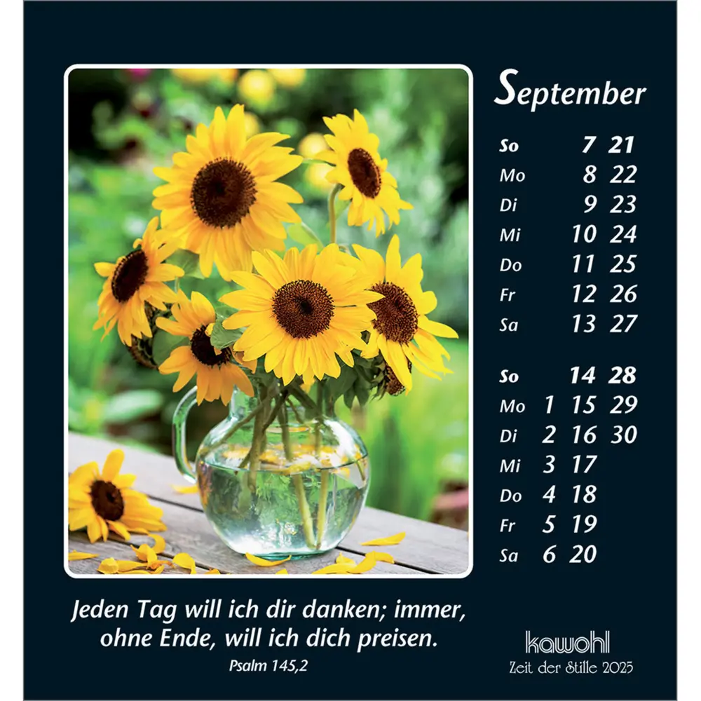 Bild: 9783754880050 | Zeit der Stille 2025 | Kalender | Spiralbindung | Kalender | Deutsch