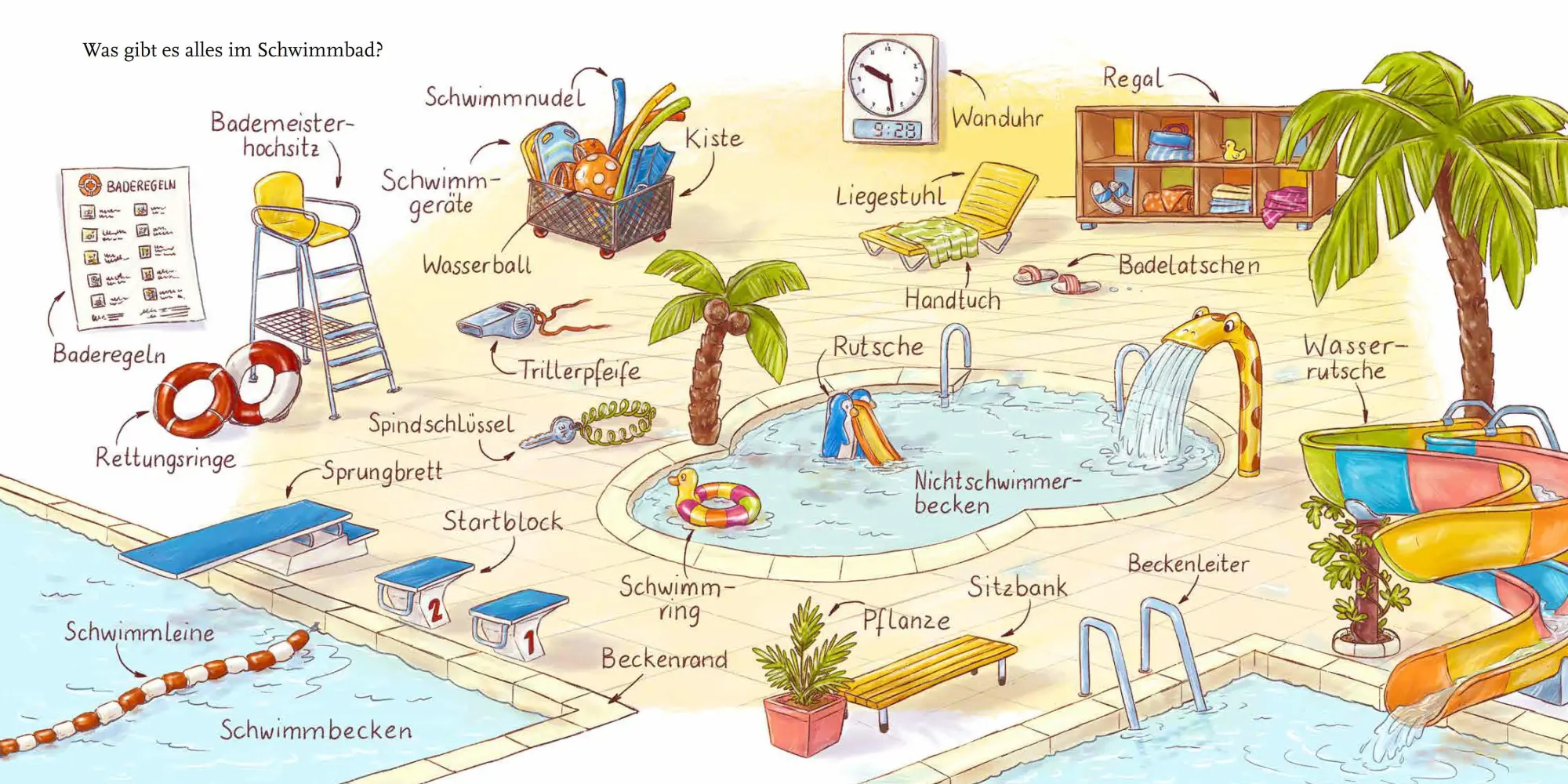 Bild: 9783833910050 | Lenni Langohr und Möhrchen im Schwimmbad | Andrea Kuhrmann | Buch