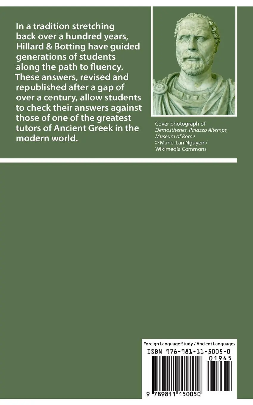 Rückseite: 9789811150050 | Key to Hillard and Botting's Elementary Greek Exercises | Botting