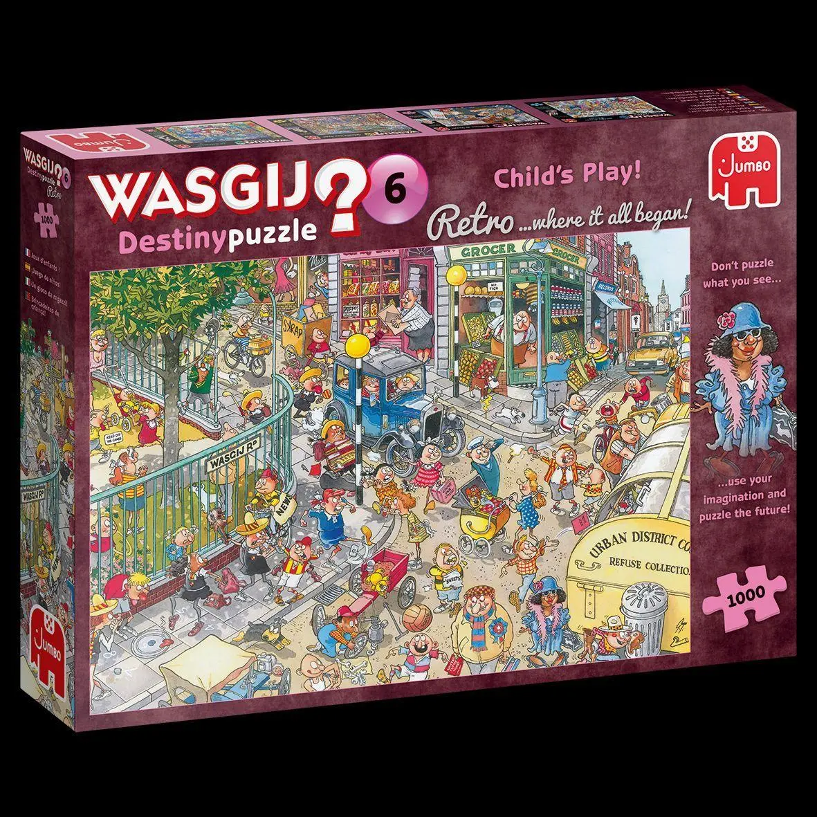 Cover: 8710126250150 | Wasgij Retro Destiny 6 - Kinderspiel! - 1000 Teile | Spiel | 25015