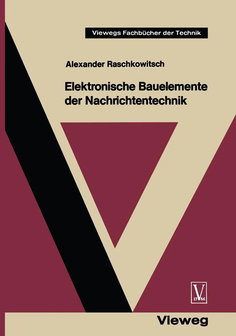 Cover: 9783322990150 | Elektronische Bauelemente der Nachrichtentechnik | Raschkowitsch