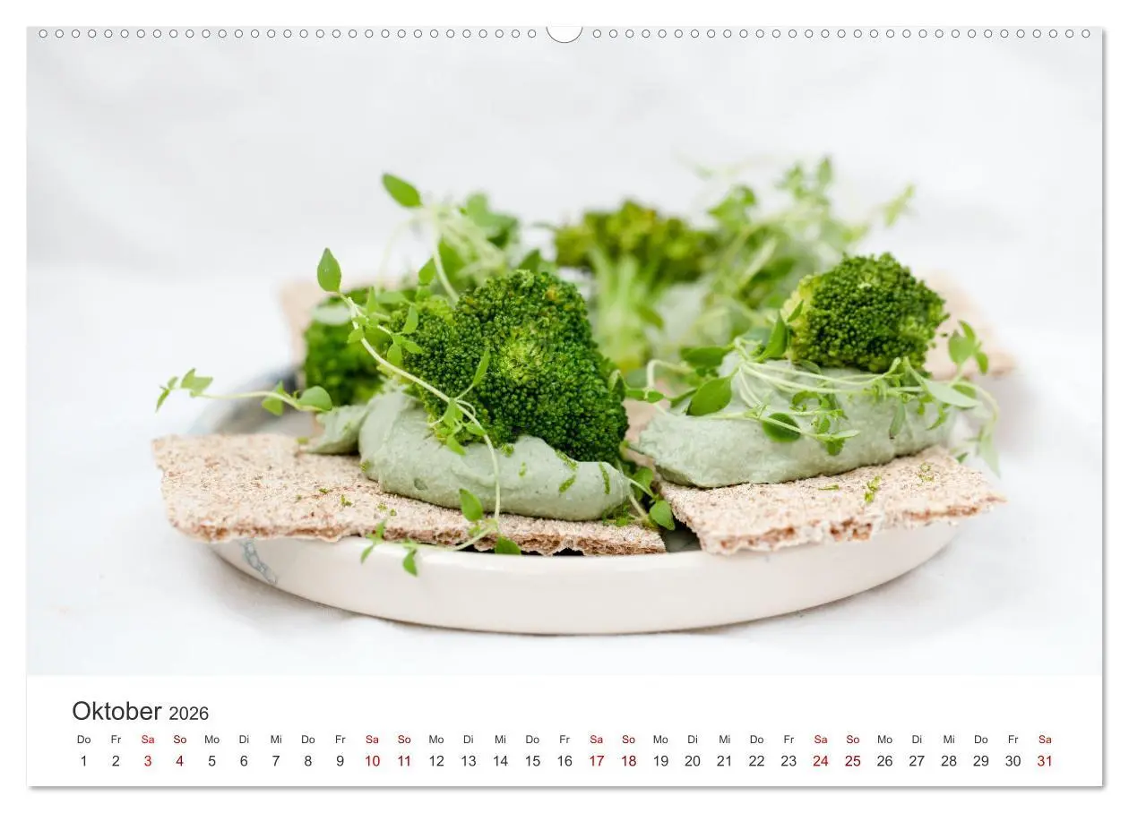 Bild: 9783457560150 | Vegan - Mmmh lecker! (Wandkalender 2026 DIN A2 quer), CALVENDO...