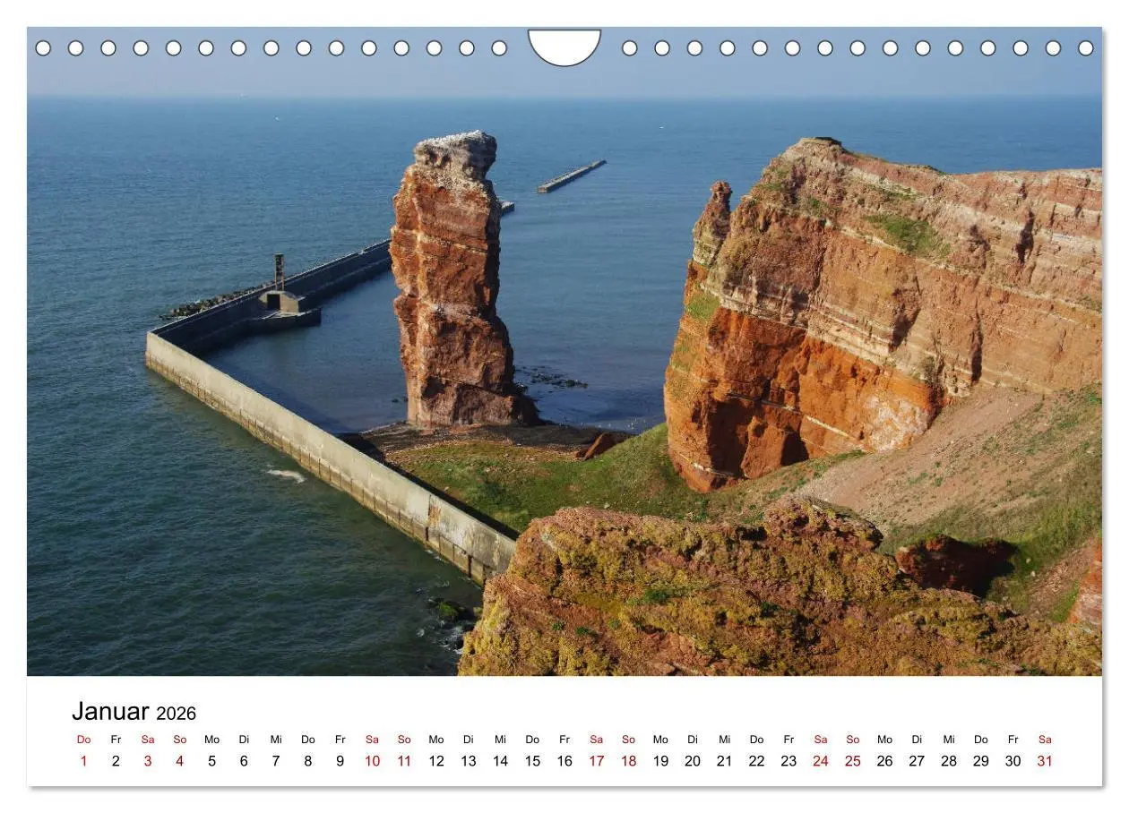 Bild: 9783457870150 | Deutsche Hochseeinsel Helgoland (Wandkalender 2026 DIN A4 quer),...