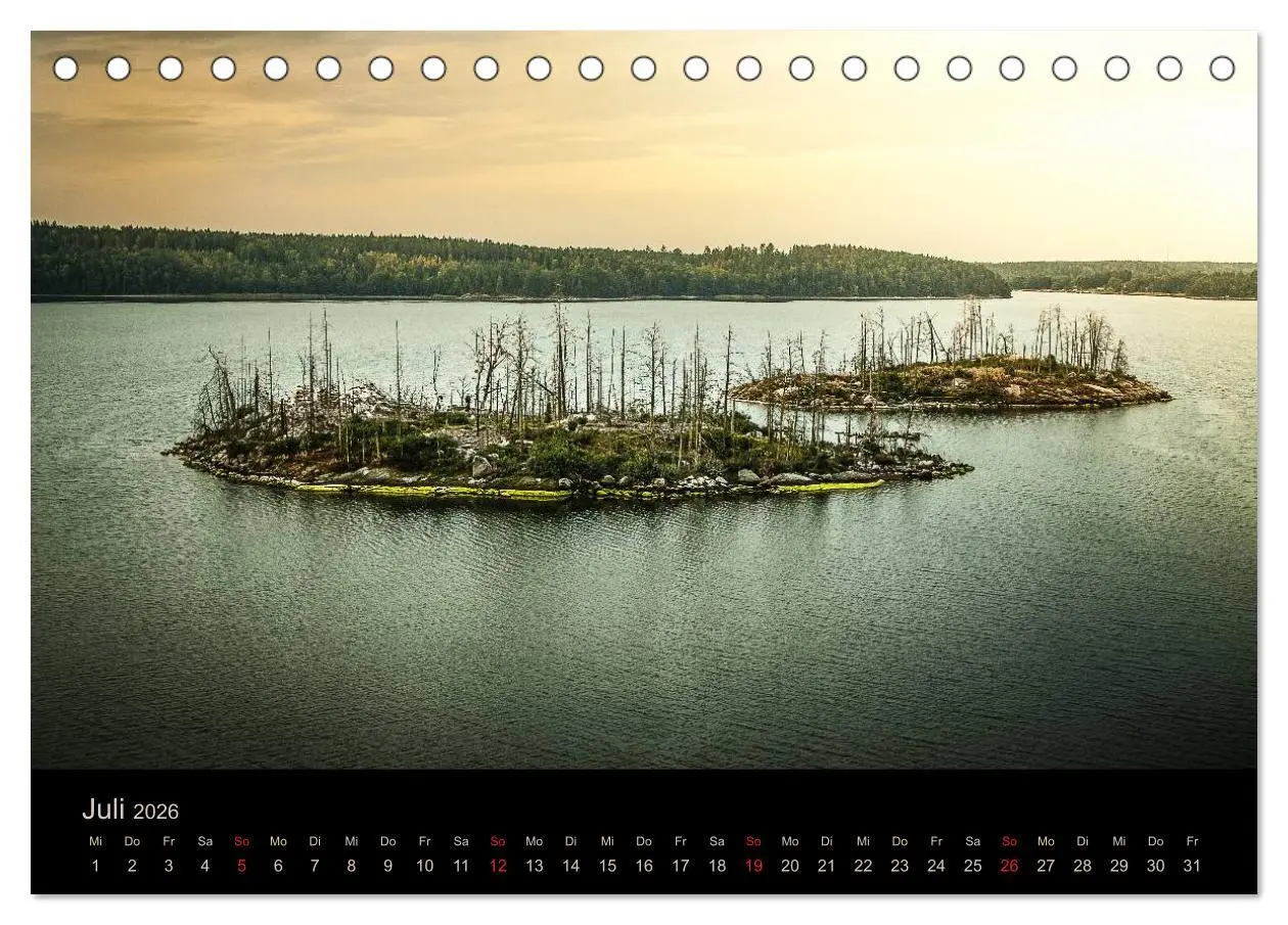 Bild: 9783516030150 | Schweden Schärengarten (Tischkalender 2026 DIN A5 quer), CALVENDO...