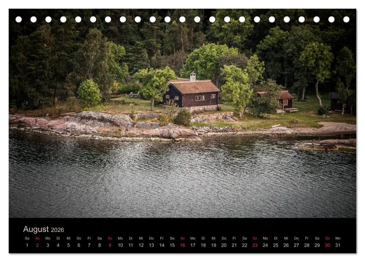 Bild: 9783516030150 | Schweden Schärengarten (Tischkalender 2026 DIN A5 quer), CALVENDO...