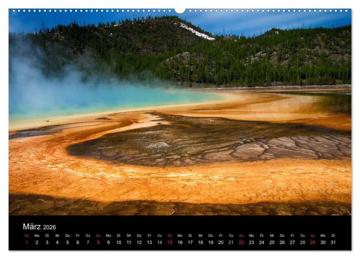 Bild: 9783516100150 | Traumziele in den USA. Der Yellowstone National Park (Wandkalender...