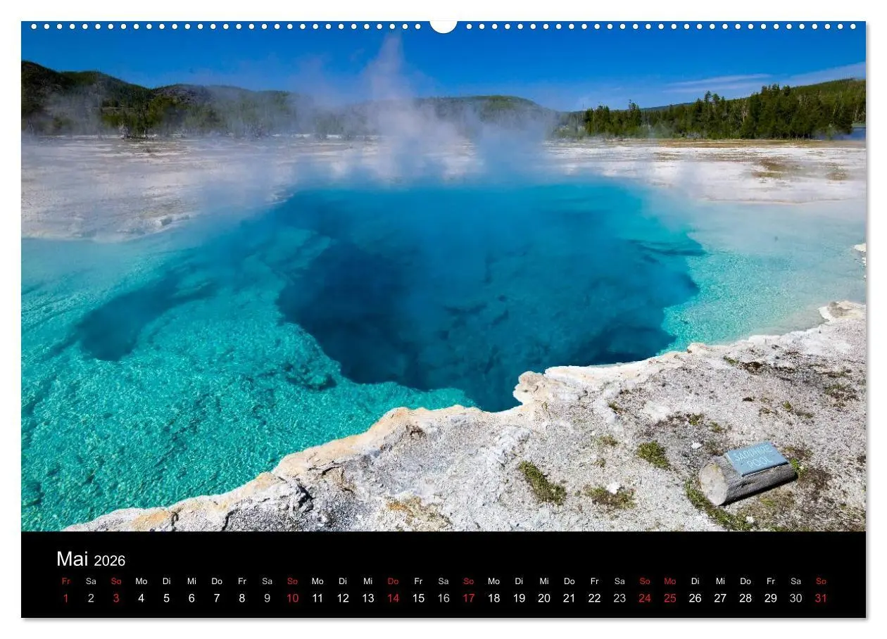 Bild: 9783516100150 | Traumziele in den USA. Der Yellowstone National Park (Wandkalender...