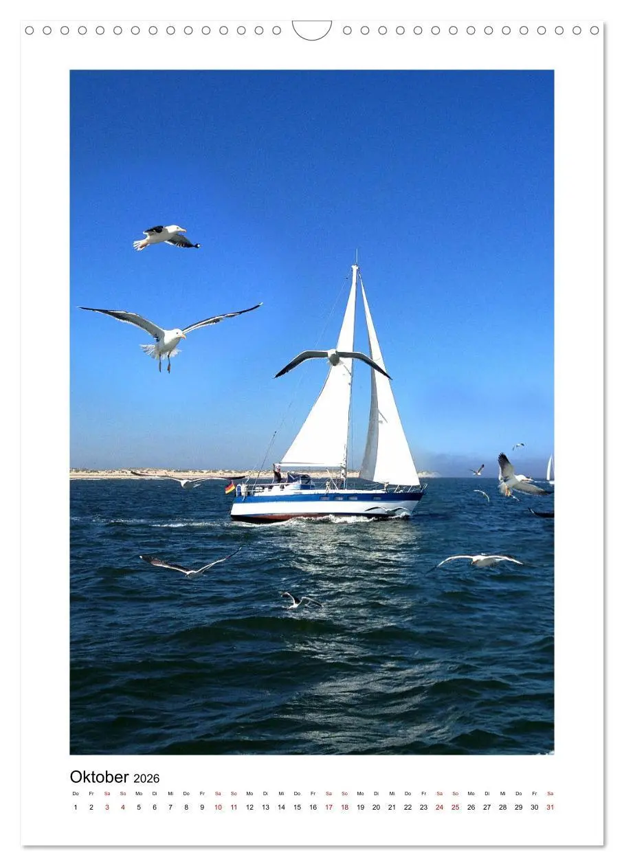 Bild: 9783516340150 | Segeln - auf Kurs (Wandkalender 2026 DIN A3 hoch), CALVENDO...