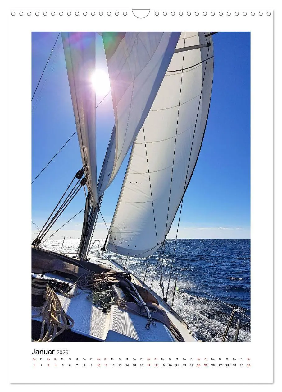 Bild: 9783516340150 | Segeln - auf Kurs (Wandkalender 2026 DIN A3 hoch), CALVENDO...