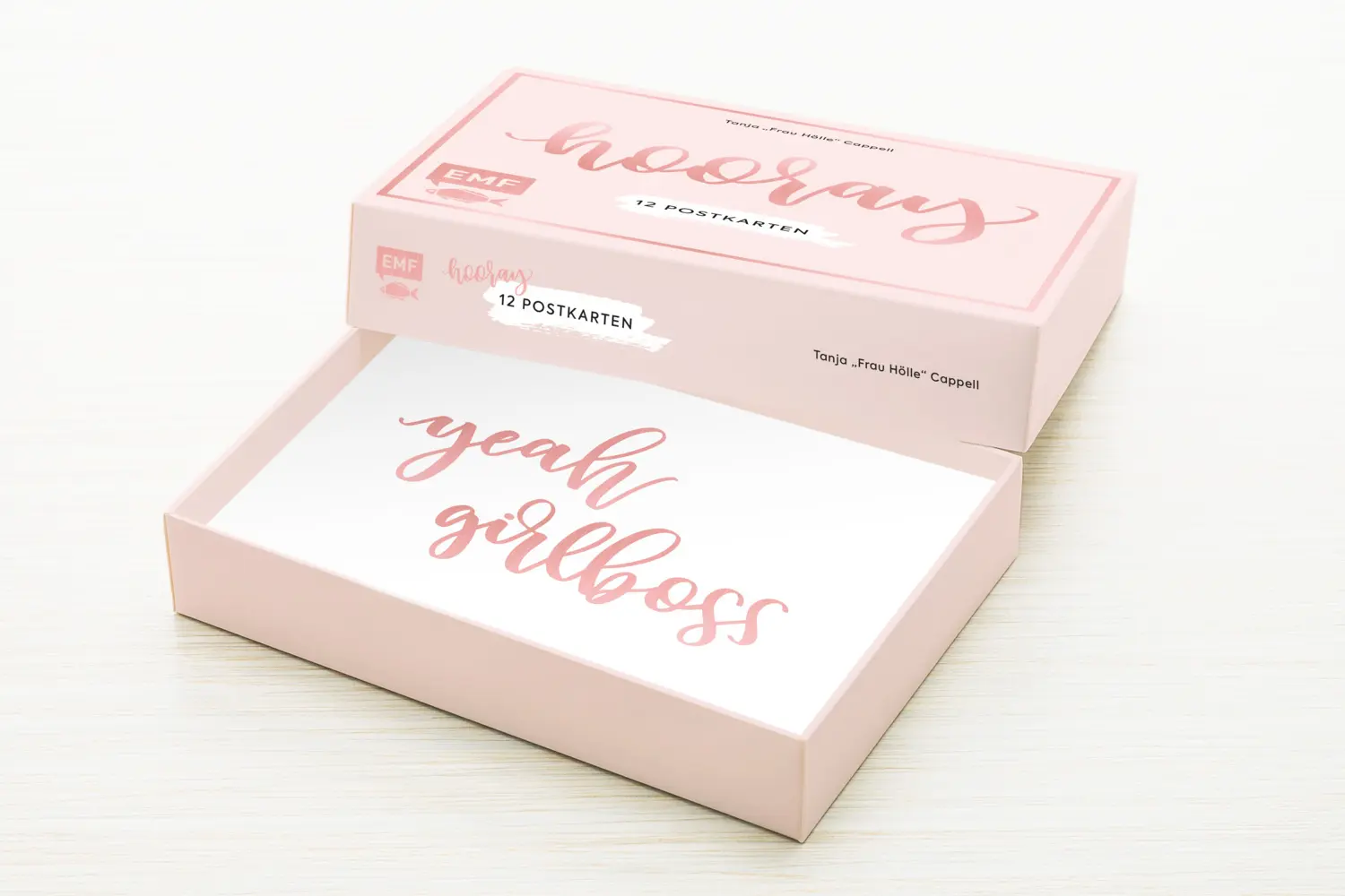 Bild: 9783960930150 | Hooray - 12 Handlettering Postkarten | Tanja "Frau Hölle" Cappell