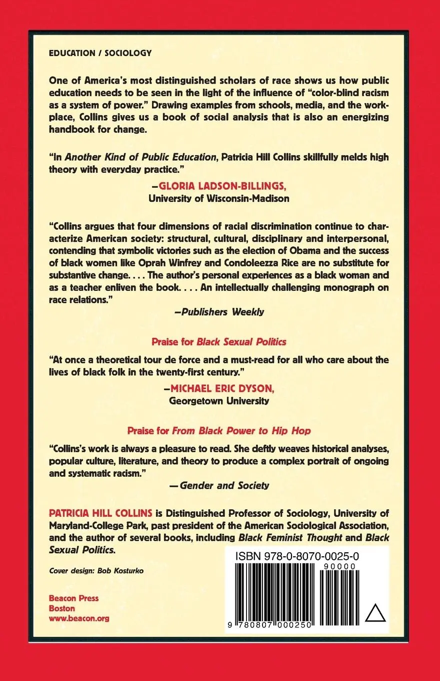 Rückseite: 9780807000250 | Another Kind of Public Education | Patricia Hill Collins | Taschenbuch