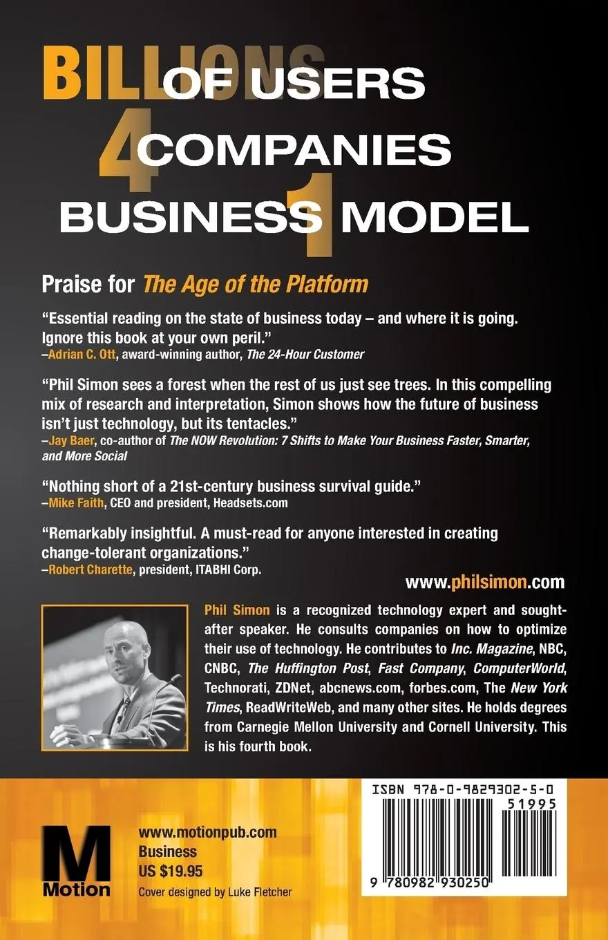 Rückseite: 9780982930250 | The Age of the Platform | Phil Simon | Taschenbuch | Englisch | 2011