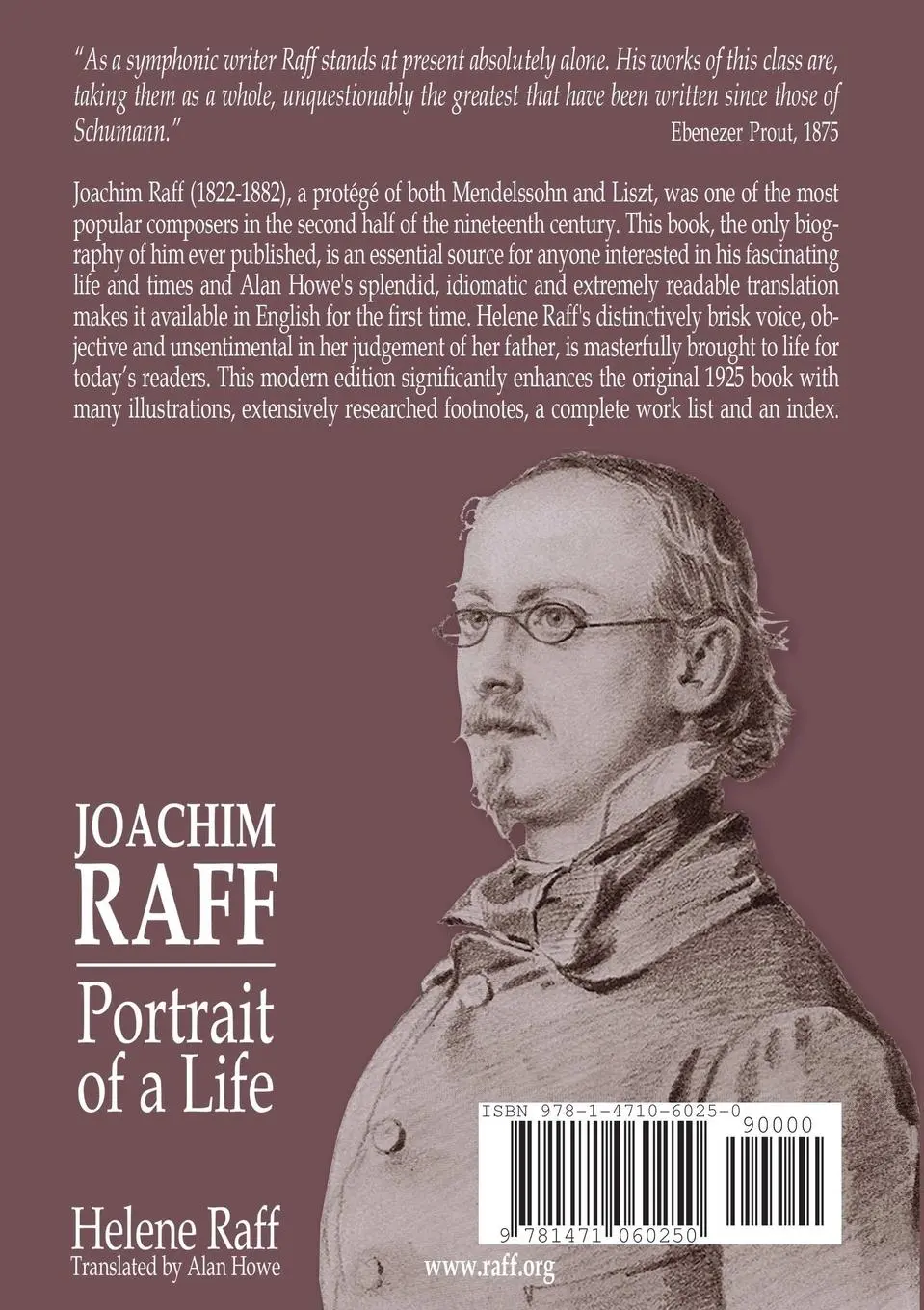 Rückseite: 9781471060250 | Joachim Raff | Portrait of a Life | Helene Raff | Taschenbuch | 2012