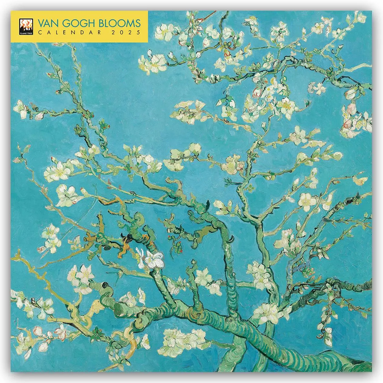 Cover: 9781835620250 | Vincent Van Gogh Blooms Wall Calendar 2025 (Art Calendar) | Publishing