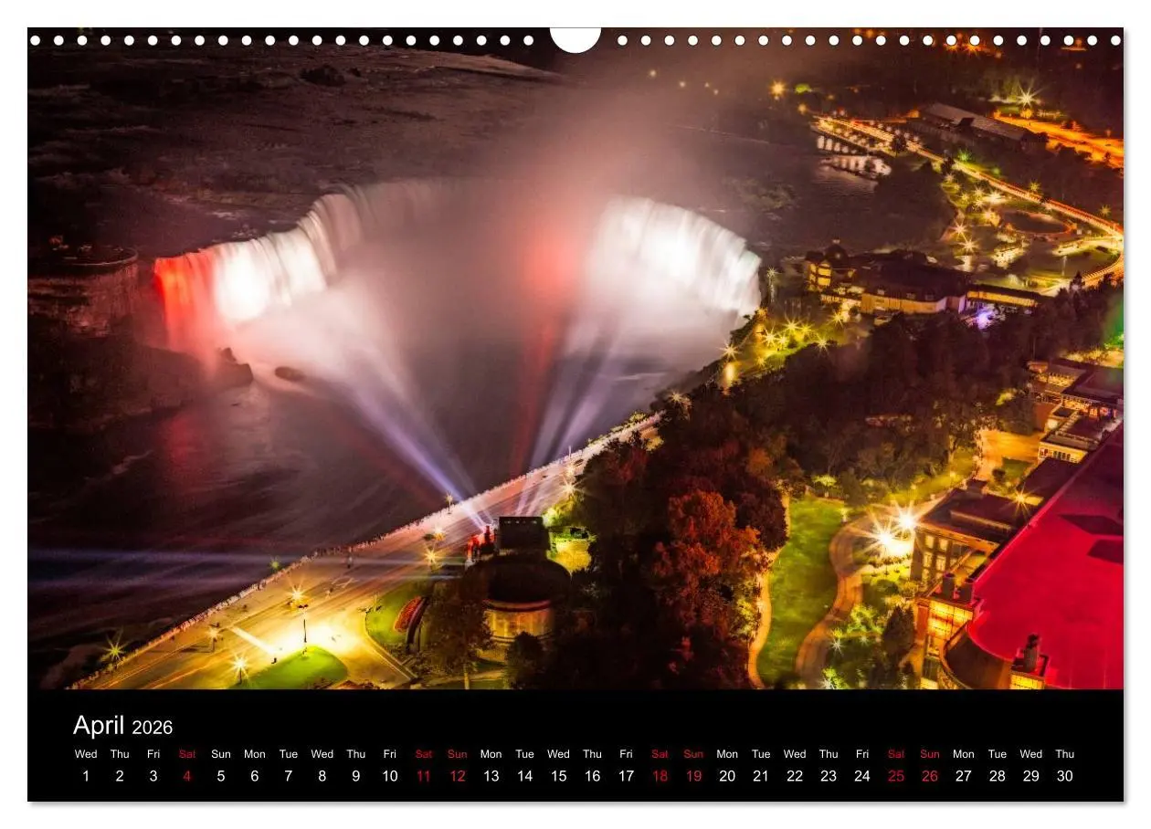 Bild: 9783516570250 | Niagara Falls 2026 (Wall Calendar 2026 DIN A3 landscape), CALVENDO...
