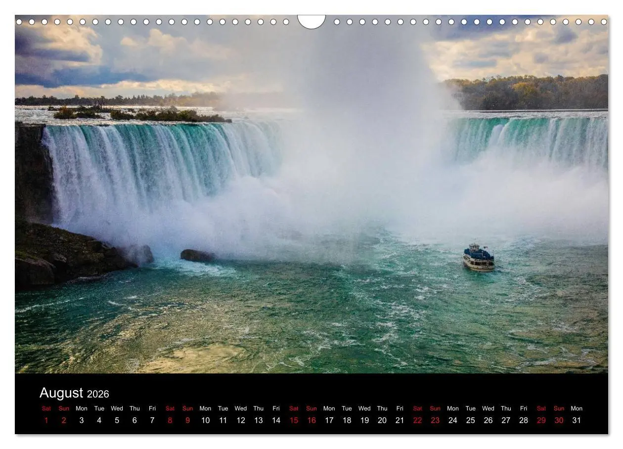 Bild: 9783516570250 | Niagara Falls 2026 (Wall Calendar 2026 DIN A3 landscape), CALVENDO...