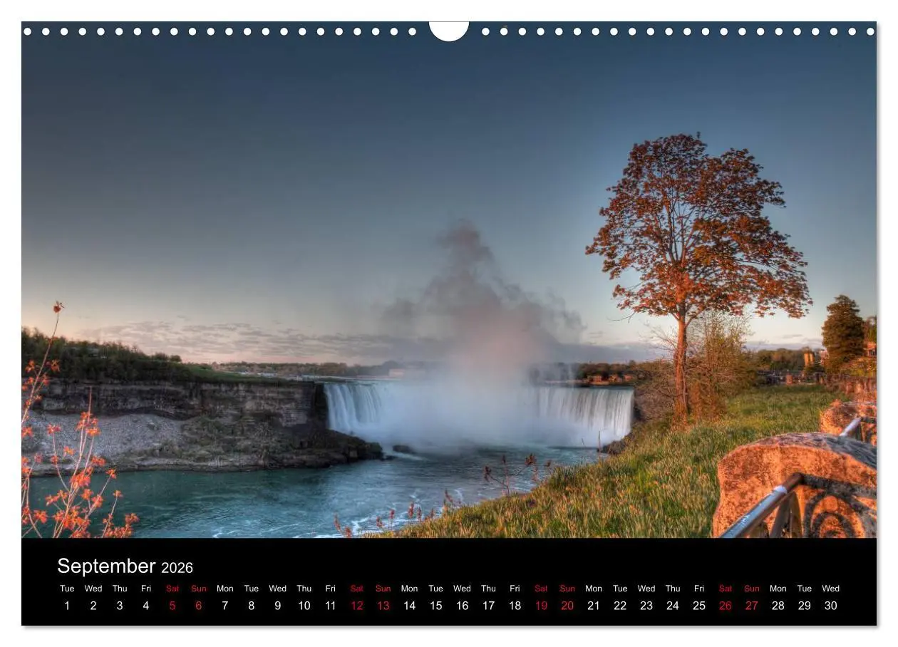 Bild: 9783516570250 | Niagara Falls 2026 (Wall Calendar 2026 DIN A3 landscape), CALVENDO...