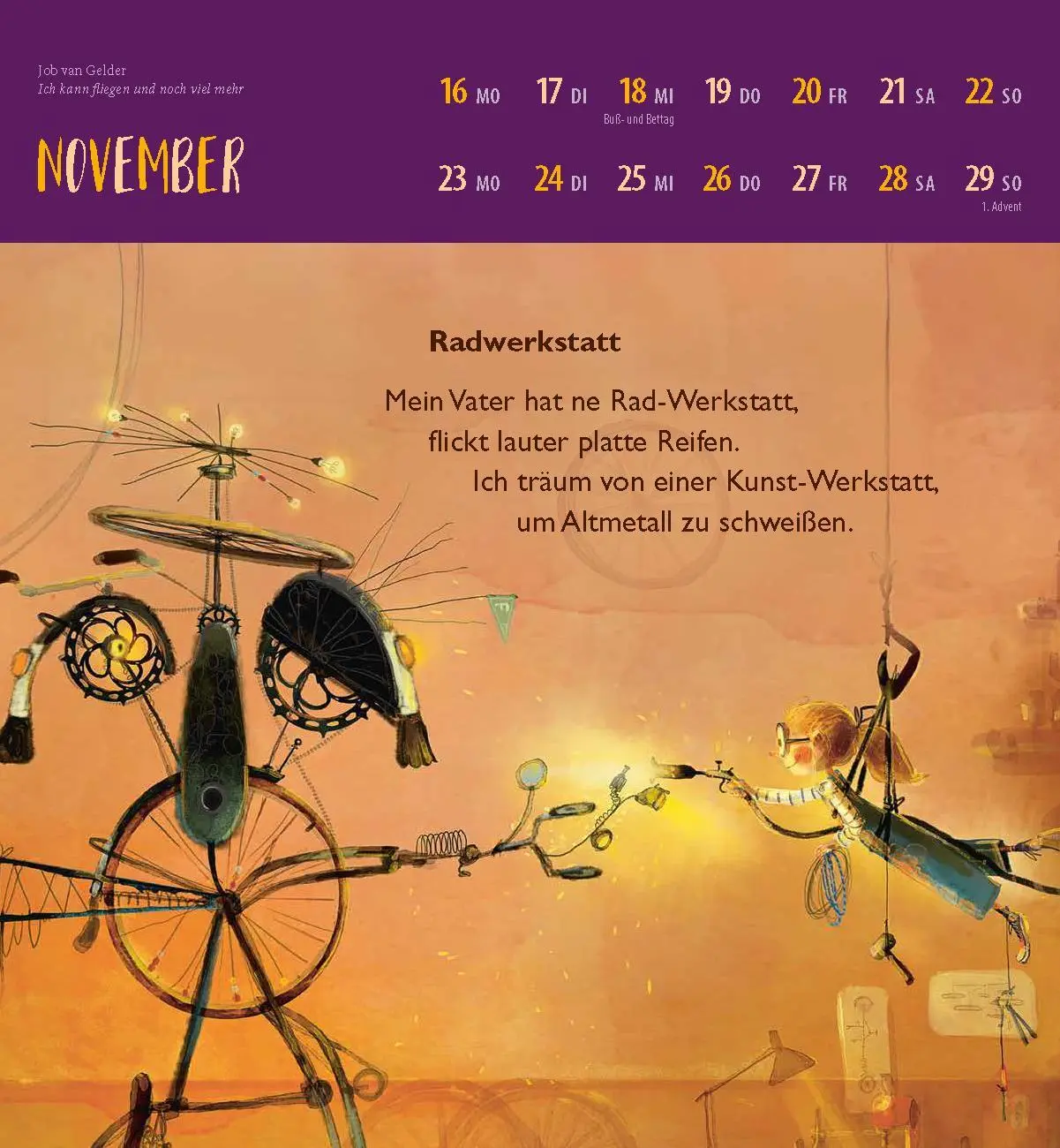 Bild: 9783716000250 | Arche Kalender Starke Mädchen 2026 | Alexandra Rak | Kalender | 33 S.